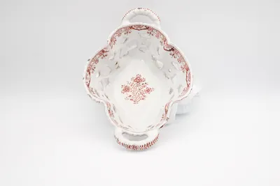 18th Century Ceramic Basket, view 2 of 2