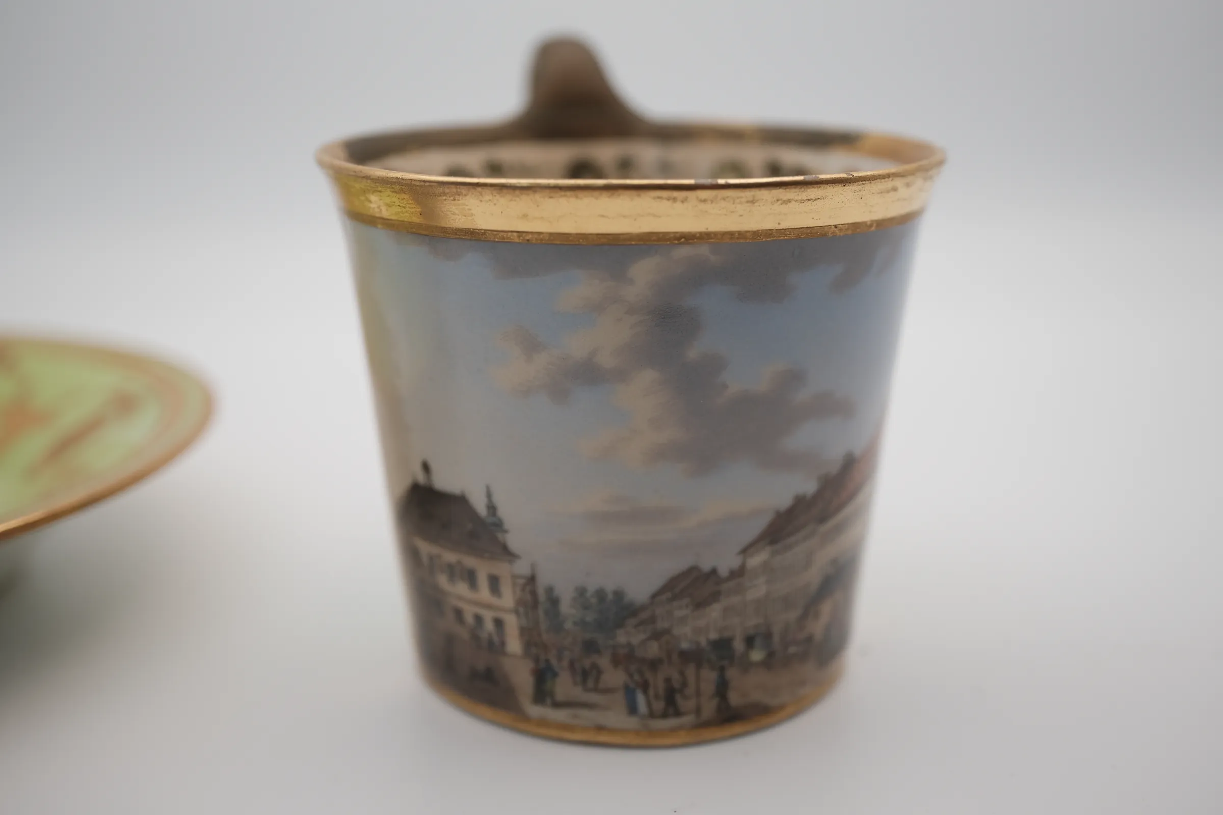 Biedermeier cup & saucer, view 5 of 9