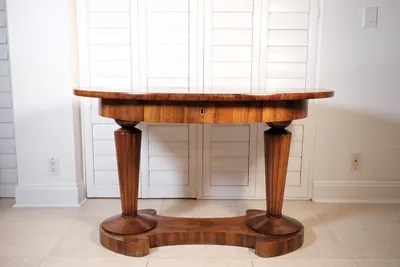 Biedermeier Danhauser Oval Desk, view 2 of 5