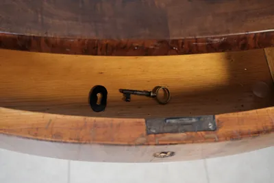 Biedermeier Danhauser Oval Desk, view 4 of 5