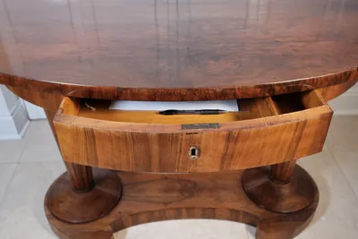 Biedermeier Danhauser Oval Desk, view 5 of 5