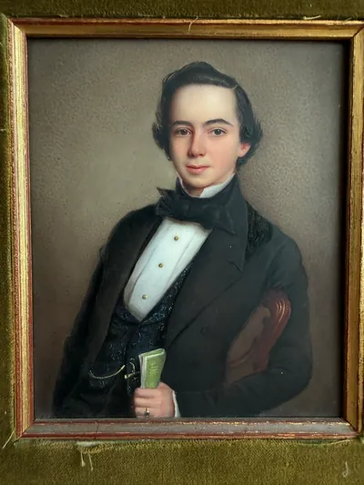 Fine Miniature Portrait of a Gentleman, view 2 of 2