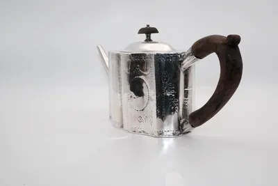George III Silver Teapot, view 5 of 12