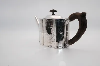 George III Silver Teapot, view 6 of 12