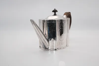 George III Silver Teapot, view 9 of 12