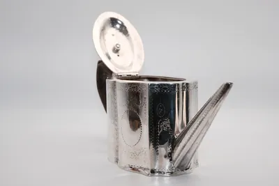 George III Silver Teapot, view 11 of 12