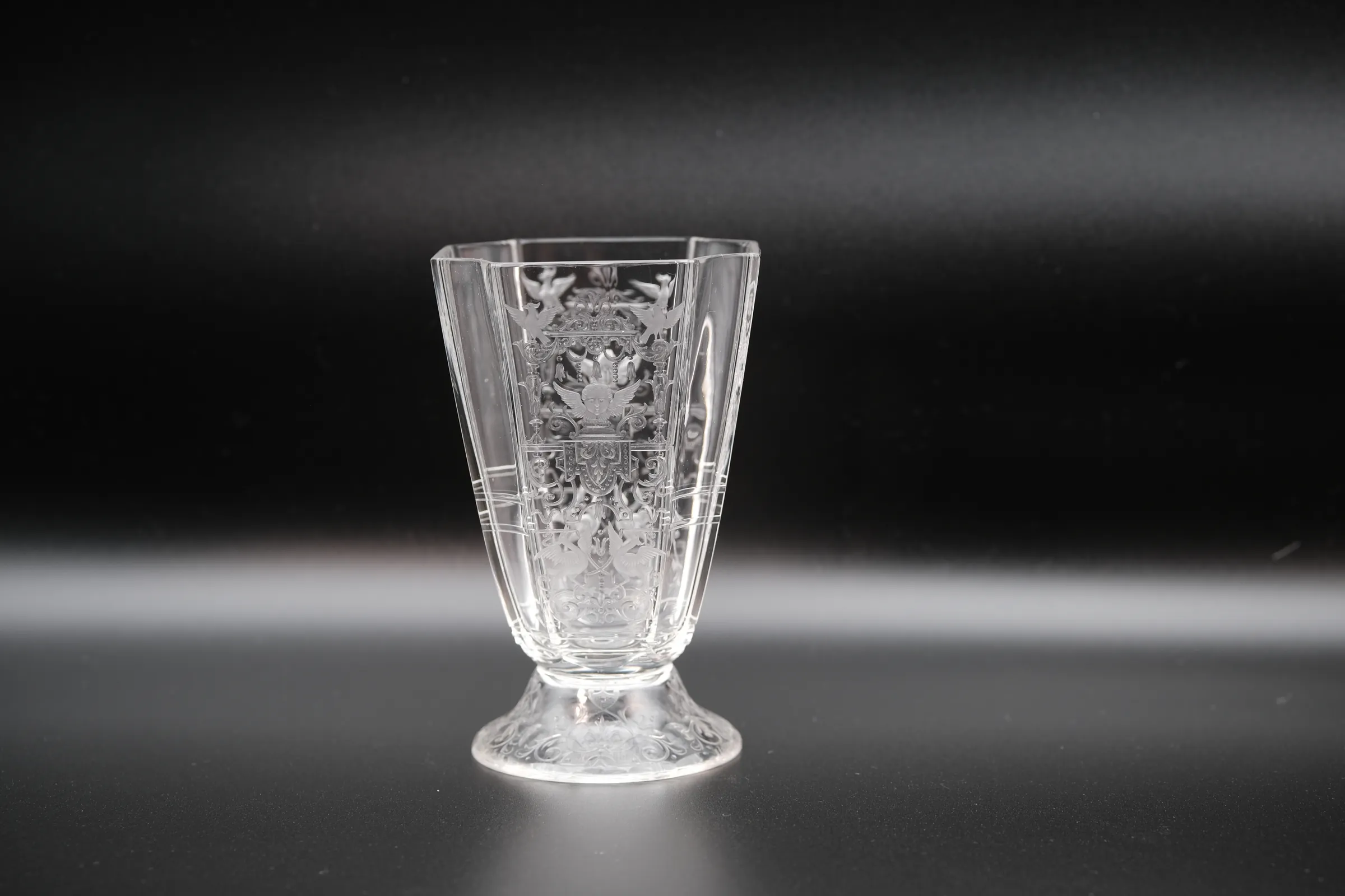 Lobmeyr Crystal Water Glasses: set of 8, view 1 of 7