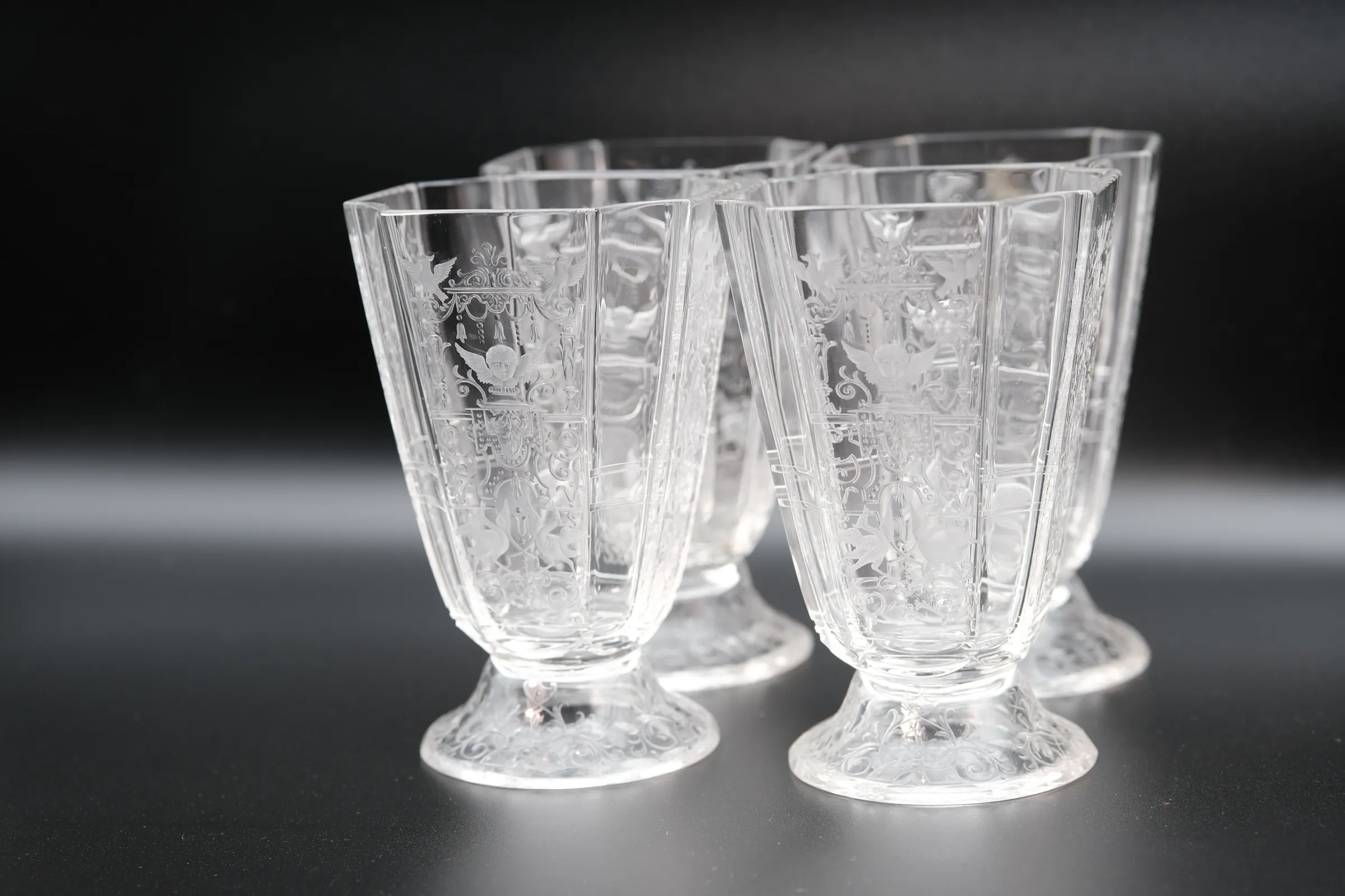 Lobmeyr Crystal Water Glasses: set of 8, view 7 of 7