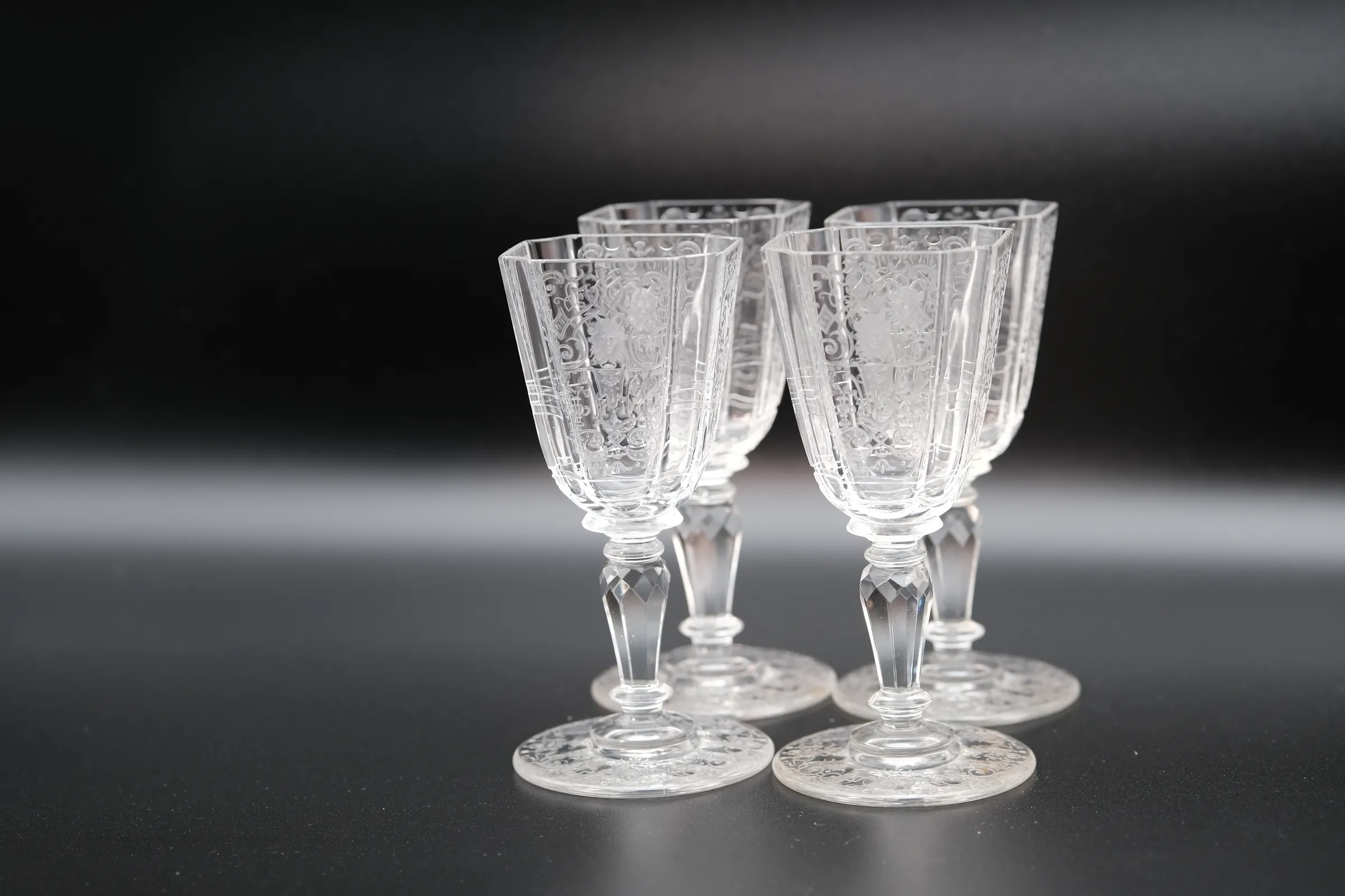 Lobmeyr Crystal Wine Glasses: set of 8, view 1 of 5