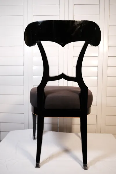 Pair of Ebonized Biedermeier Side Chairs, view 4 of 4